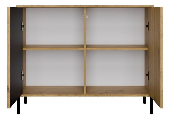 TP Living Komoda Kamaro 2D Slim 103 cm II dub Artisan/černá