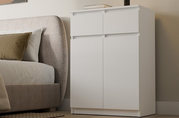 TP Living Komoda Malwa 2DD2S 70 cm bílá