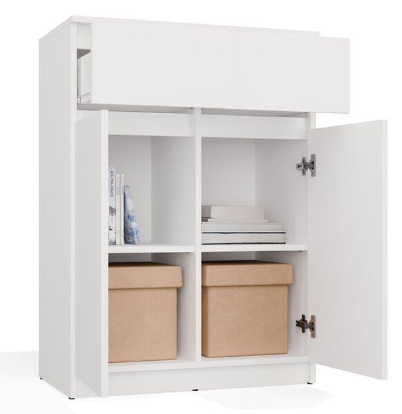 TP Living Komoda Malwa 2DD2S 70 cm bílá