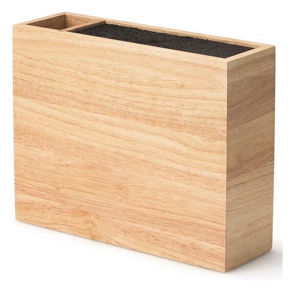 Continenta C3315 - Stojan na nože s flexi vložkou a přihrádkou 27,5x9x21,5 cm