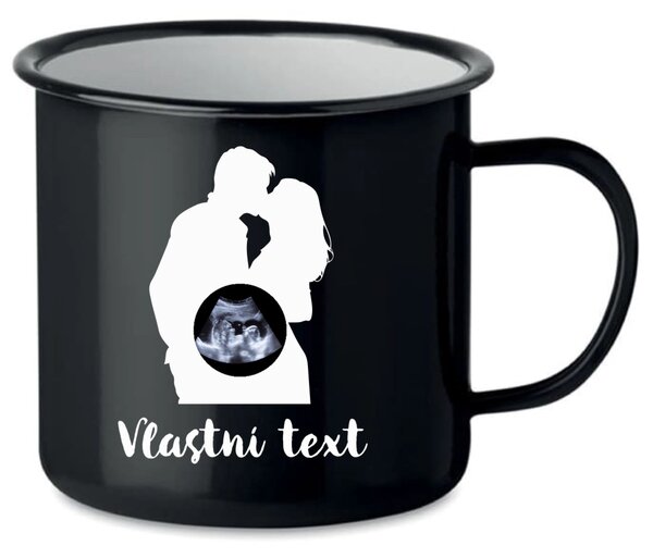 Personalizovaný retro plecháček s párem a ultrazvukem