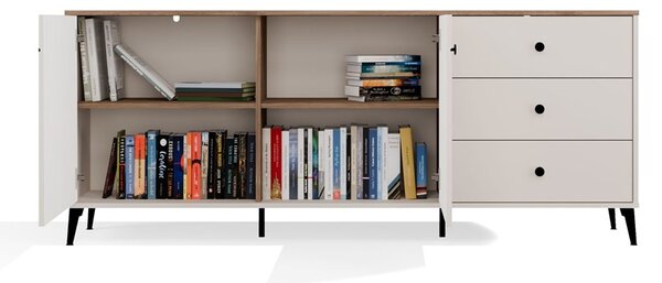 TP Living Komoda Point 183 cm dub Castello/kašmírová
