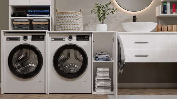 TP Living Koupelnová skříňka na pračku Pola 95 cm bílá