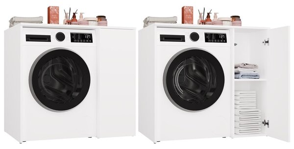 TP Living Koupelnová skříňka na pračku Pola 95 cm bílá