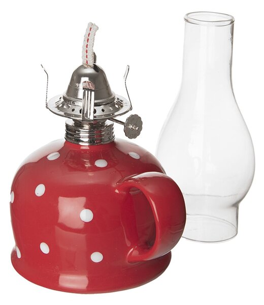 Petrolejová lampa TEČKA