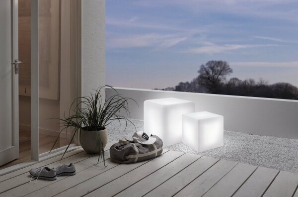 Eglo 900295 - Venkovní stojací lampa BOTTONA 1xE27/15W/230V 40x40 cm IP65
