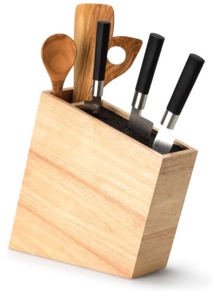 Continenta C3317 - Stojan na nože s flexi vložkou a přihrádkou 31x9x28 cm