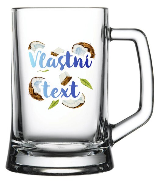 Personalizovaná pivní sklenice s letním ovocem
