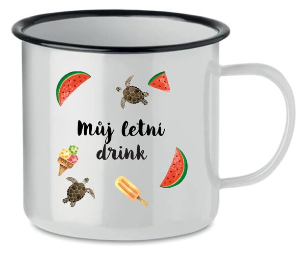 Personalizovaný retro plecháček s letním mixem