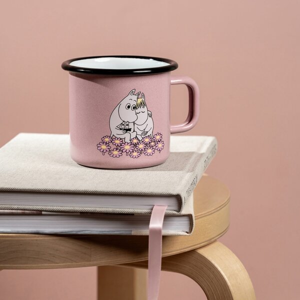 Muurla Hrnek Moomin Together 0,37l, růžový