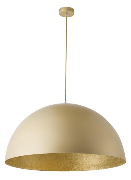 Lustr na lanku SFERA 1xE27/60W/230V pr. 50 cm zlatá