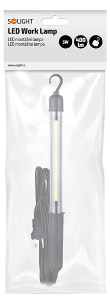 Solight LED montážní lampa 5W, 400lm, COB, kabel 5m WM19