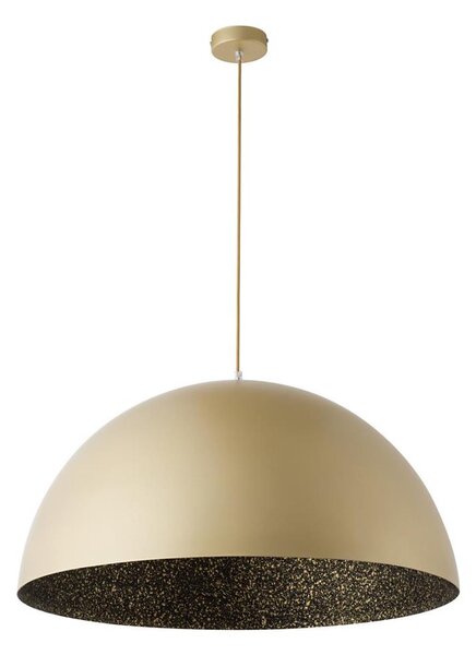 Lustr na lanku SFERA 1xE27/60W/230V pr. 50 cm zlatá/černá