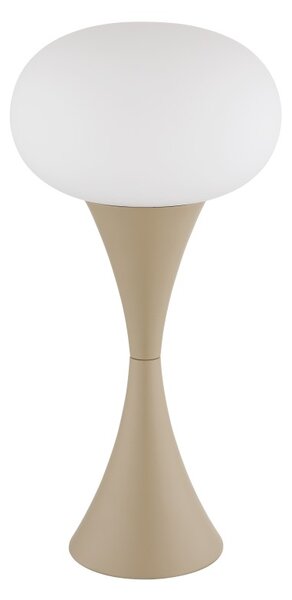 GLOBO 21027SA LULA stolní lampička V369mm 1xE14 béžová, opálová