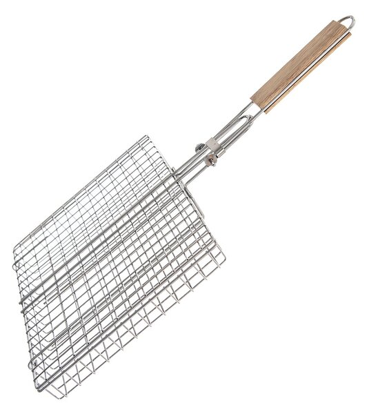 Grilovací mřížka košík 32x22 cm