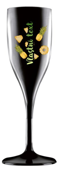 Personalizovaná nerozbitná prosecco sklenice s letním ovocem