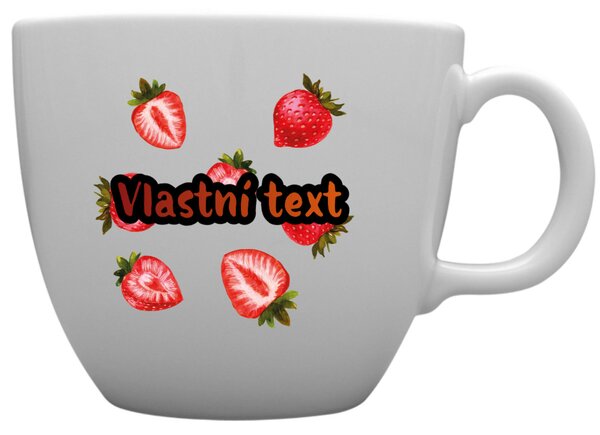 Personalizovaný MEGA XXL keramický hrnek 1 000 ml s letním ovocem
