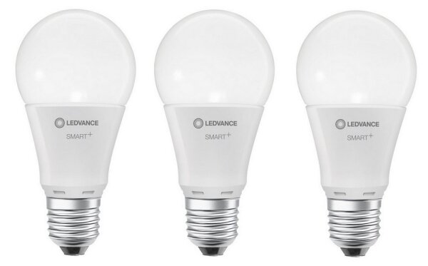 SADA 3x LED RGBW Stmívatelná žárovka SMART+ E27/9,5W/230V 2700K-6500K - Ledvance