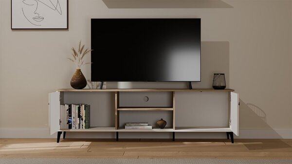 TP Living TV stolek Point 183 cm dub Castello/kašmírová