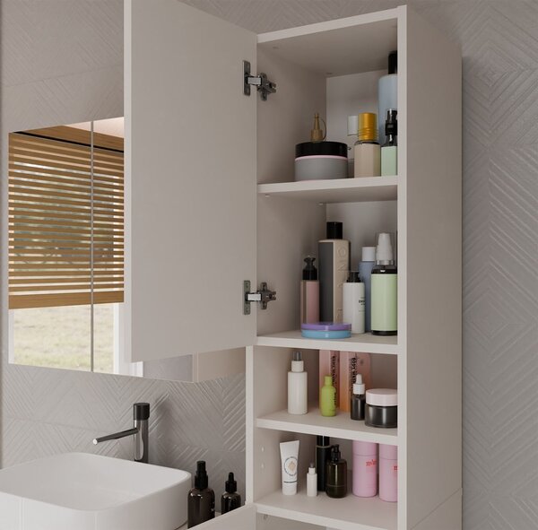 TP Living Vysoká koupelnová skříňka Marbela kašmírová