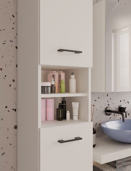 TP Living Vysoká koupelnová skříňka Marbela kašmírová