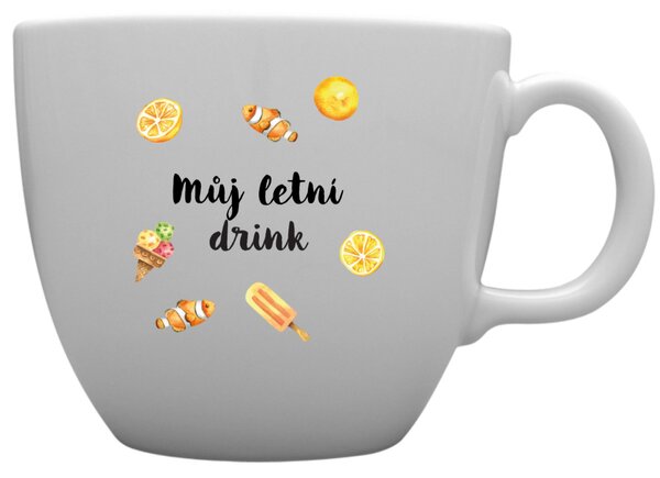Personalizovaný MEGA XXL keramický hrnek 1 000 ml s letním mixem