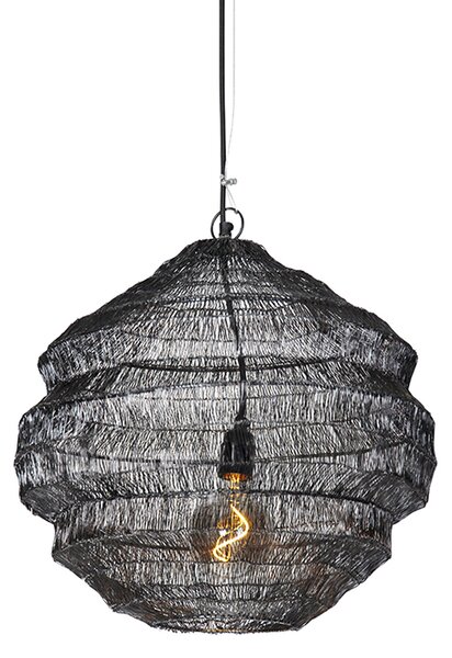 Oosterse hanglamp zwart 45 cm x 40 cm - Vadi