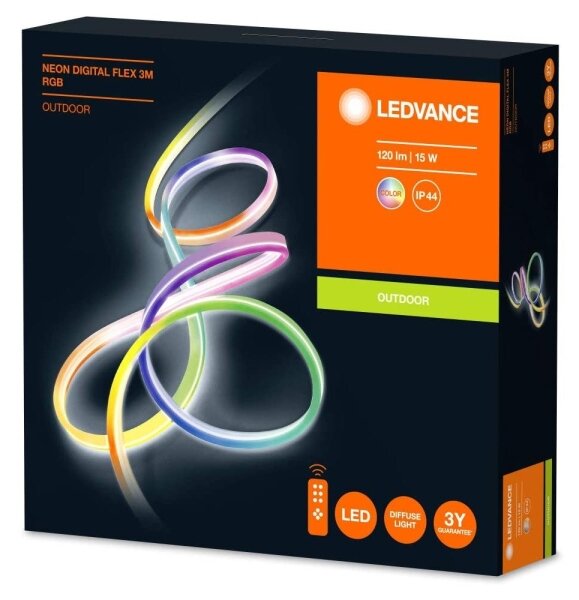 Ledvance - LED RGB Stmívatelný venkovní pásek FLEX 3m LED/15W/230V IP44 + DO