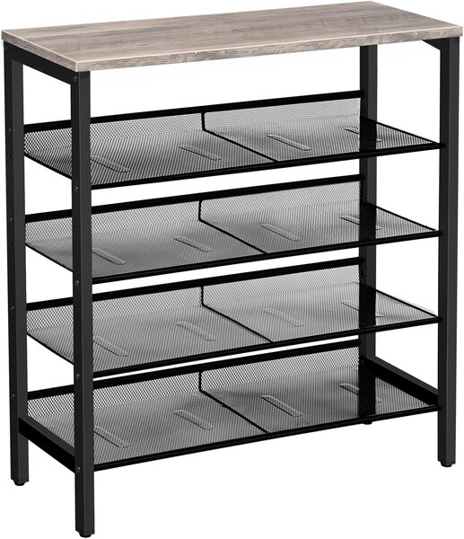 Botník Vasagle Ormio 85 cm černý/šedý
