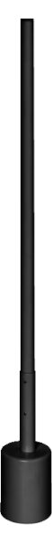 Ledvance - LED RGBW Stmívatelná stojací lampa SMART+ FLOOR LED/8W/230V Wi-Fi +DO