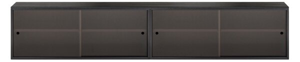 NORTHERN Skříňka Hifive Glass Storage, Black Oak, 200 cm / nástěnné