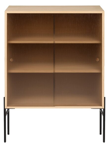 NORTHERN Skříňka Hifive Glass Cabinet, Light Oak, 75 cm / podstavec 28 cm