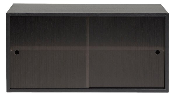 NORTHERN Skříňka Hifive Glass Storage, Black Oak, 75 cm / nástěnné