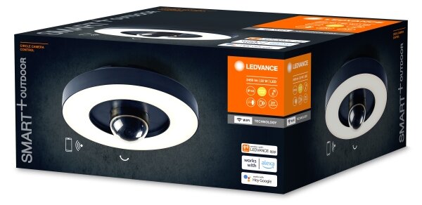 Ledvance - LED Venkovní svítidlo se senzorem a kamerou LED/22W/230V IP44 Wi-Fi