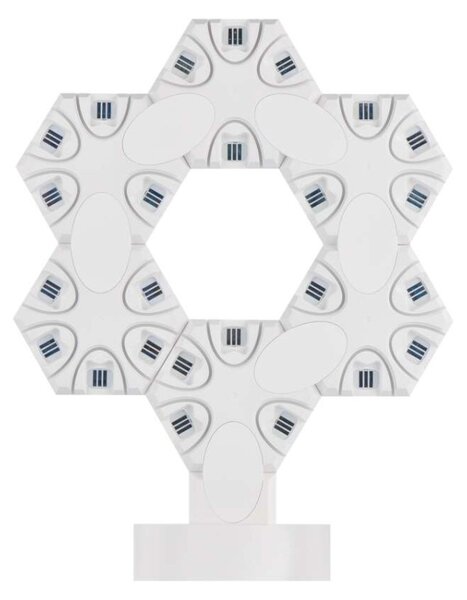EMOS GoSmart LED stolní lampa Hexagon bílá, 6 dílů, RGB, stmívatelná, WiFi 1555426000
