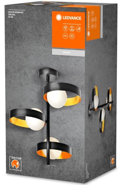 Ledvance - Lustr na tyči DECOR 3xG9/28W/230V