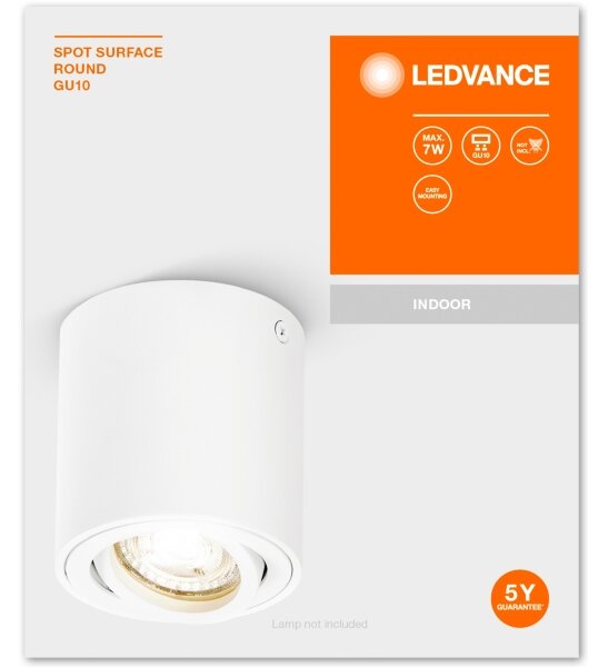 Ledvance - Bodové svítidlo SPOT 1xGU10/7W/230V bílá