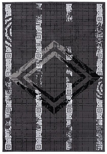 Makro Abra Moderní kusový koberec ATENA FM35A tmavě šedý Rozměr: 140x200 cm