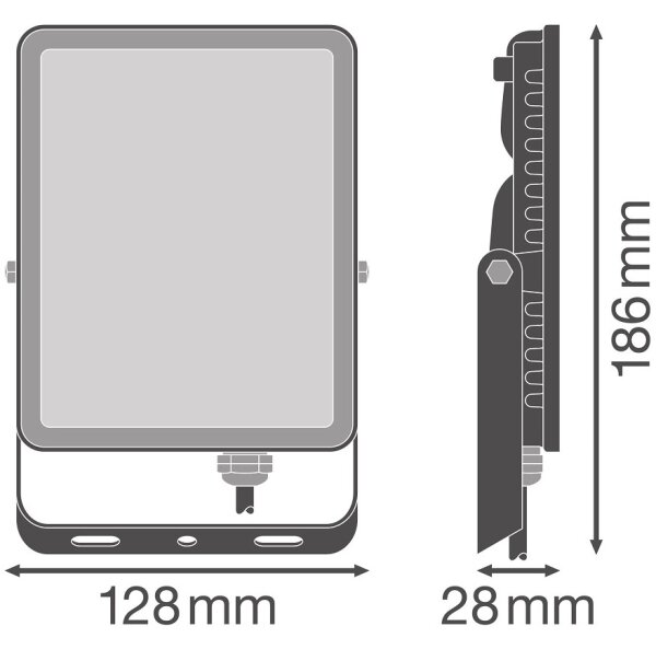 Ledvance - LED Venkovní nástěnný reflektor FLOODLIGHT LED/30W/230V 6500K IP65