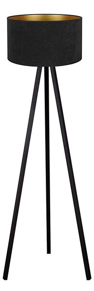 Brilagi - Stojací lampa VELVET 1xE27/60W/230V černá/wenge