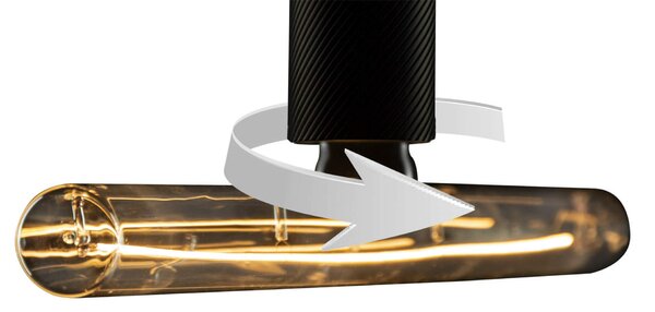 Segula 55160 LED lineární lampa rotační 500 mm čirá E27 5 W (32 W) 350 Lm 2200 K