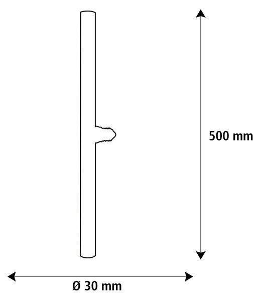Segula 55160 LED lineární lampa rotační 500 mm čirá E27 5 W (32 W) 350 Lm 2200 K