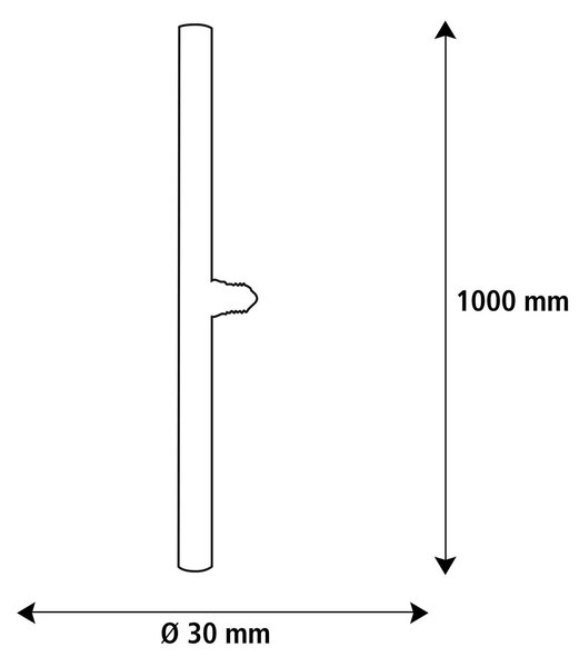 Segula 55161 LED lineární lampa rotační 1000 mm čirá E27 5 W (32 W) 520 Lm 2200 K