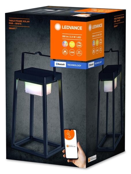 Ledvance - LED RGBW Stmívatelná solární lampa TABLE LED/2,5W/3,7V IP44