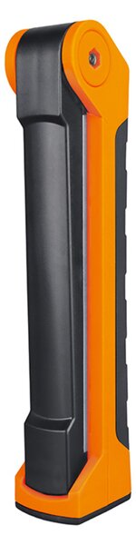 Solight pracovní nabíjecí LED lampa, 500lm + 70lm, COB, Li-Ion, USB, černooranžová WM20