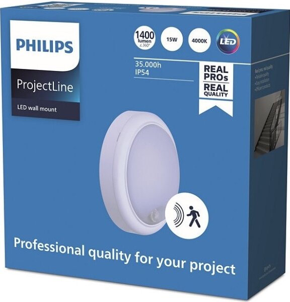 Philips - LED Nástěnné svítidlo se senzorem PROJECTLINE LED/15W/230V IP54