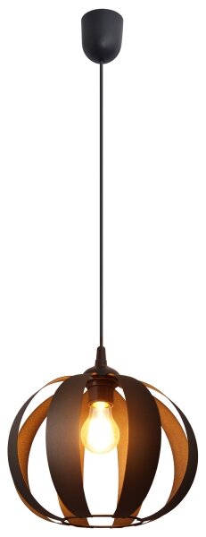 Lustr na lanku NEWTON 1xE27/15W/230V černá