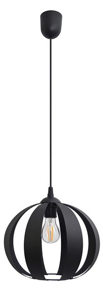 Lustr na lanku NEWTON 1xE27/15W/230V černá