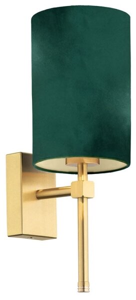 Argon 8109 - Nástěnná lampa ABRUZZO 1xE14/7W/230V mosaz/zelená