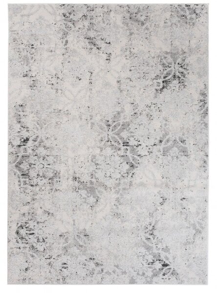 Makro Abra Moderní kusový koberec TROYA V475B krémový šedý Rozměr: 120x170 cm